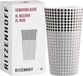 RITZENHOFF Kaffeebecher XL Genussklasse 525 ml Porselein Zwart-Wit