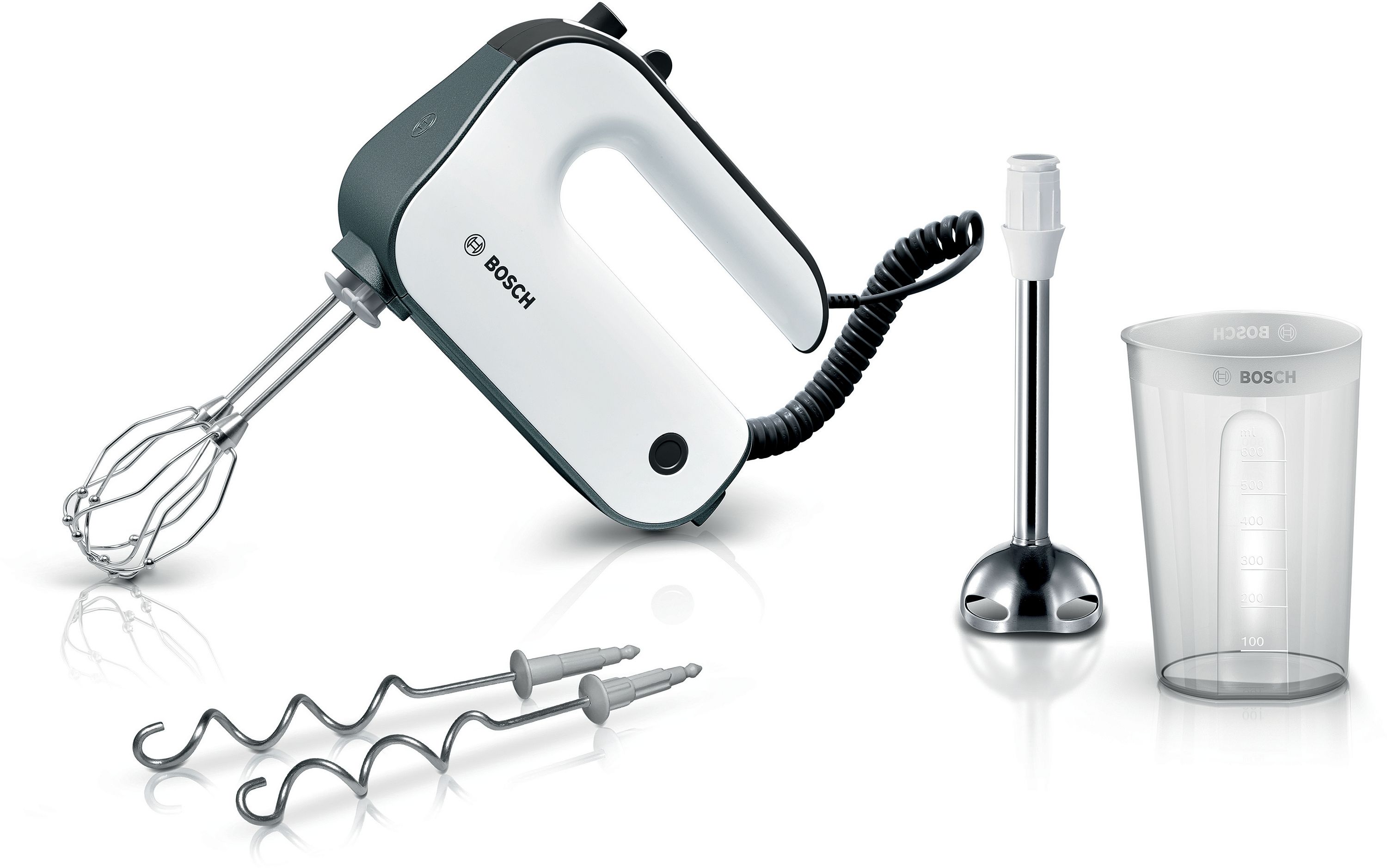 Bosch MFQ49700 Hand Mixer - 850W - Black/White