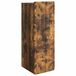 vidaXL Wandkast Gerookt eiken 33 x 34,5 x 94 cm Bewerkt hout