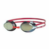 Zoggs Zwembril Racer Titanium Grey Red Mirror