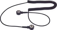 Wolfgang Warmbier 2100.752.3.10 ESD-aardingskabel 2.40 m Drukknop 10 mm, Drukknop 3 mm