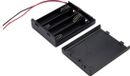 Tru Components SBH441A Porte-piles 4 AAA (crayon) Câble Noir