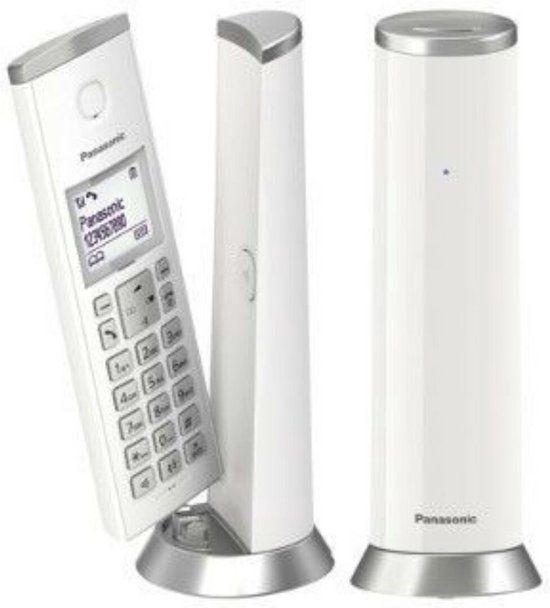 Panasonic Corp Panasonic KX-TGK212SP DECT-telefoon Silver, Wit Nummerherkenning