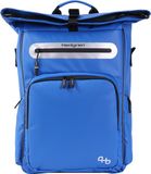 Hedgren Hub Reiserugzak met oprolsluiting L 15,6 inch met RFID-bescherming – Waterafstotend – Strong Blue
