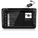 Junsun Carplay Android 13 autoradio met DVD, GPS-navigatie, geschikt voor VW Bora, Caddy, EOS, Golf, Jetta, T5, Seat, met WiFi, Bluetooth, DAB+, RDS, stuurwielbediening en USB (2+32G opslag)