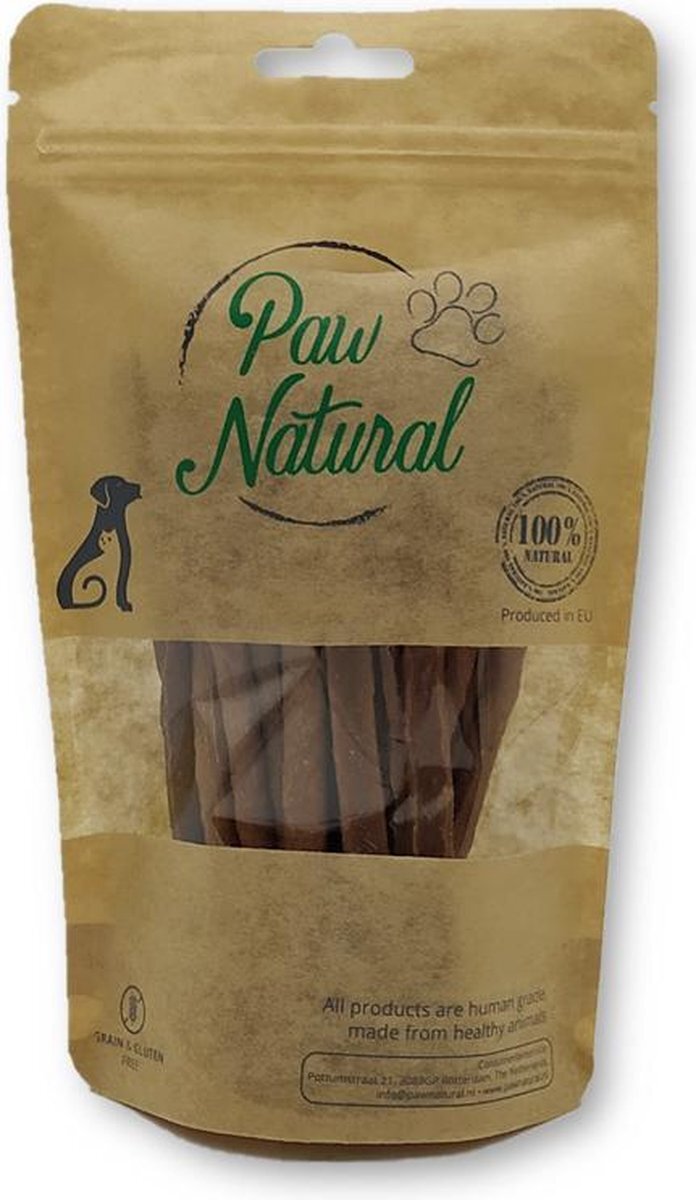 Paw Natural Puur Zeebars Sticks Snacks voor Honden, Training Traktaties Beloningen 150g. Graan en Glutenvrij Naturel Hondenvoer voor dieren, alle rassen