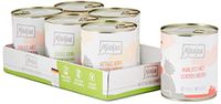 MjAMjAM - Premium natvoer voor katten - gemengde verpakking I - kip, rundvlees, harten, set van 6 (6 x 800 g), graanvrij met extra vlees