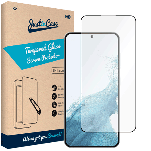 Just in Case Gehard Glas Edge To Edge Screenprotector Samsung Galaxy S23