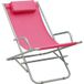 Maison Exclusive Rocking Chairs Set of 2 Steel Pink