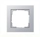 Gira E2 Afdekraam 1-voudig - Aluminium mat (System 55)