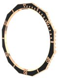 Wigento Samsung Galaxy Watch 6 Classic 43mm Bezel Ring Black / Rose Gold