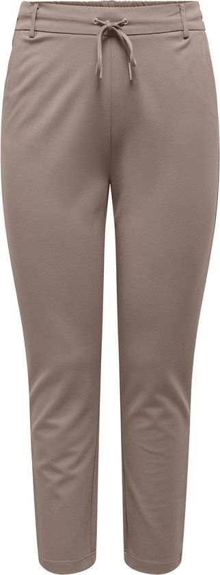 ONLY CARMAKOMA Dames Leggings - Taupe Gray - Viscose/Nylon/Elastaan - Maat 52/32