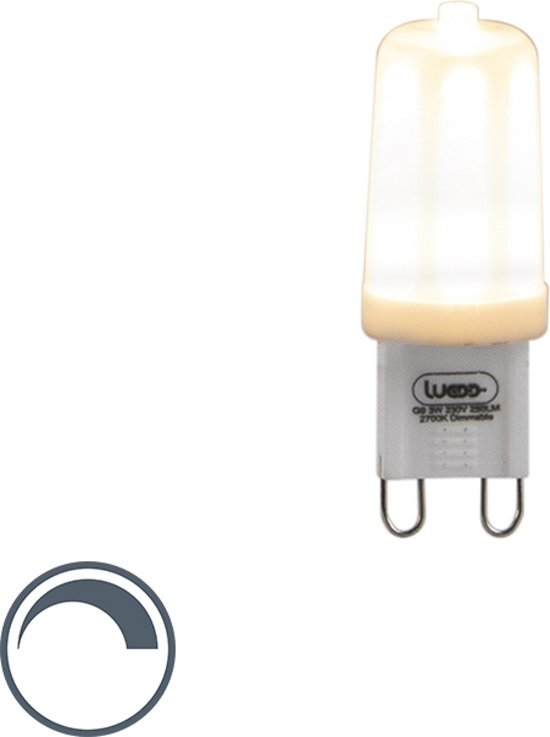 LUEDD G9 LED lamp 3W 280LM warmwit dimbaar