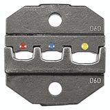 Rennsteig Werkzeuge 624 060 3 0 Krimpinzetstuk Ongeïsoleerde kabelschoenen, Ongeïsoleerde connectoren 0.5 tot 6 mm²