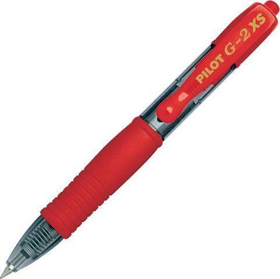 Pilot G2 Pixie Gelpen - 0.4mm - Red (Pack of 12)