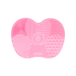 MissLady - Nettoyeur de pinceaux de maquillage en silicone - 1 pièce (15,5 cm x 11,5 cm) - Rose