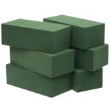 cyclingcolors 6 x groen schuim blokken 23 x 10,5 x 7 cm