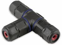 Heitronic 45609 Kabelverbinder Met schroefklemmen Zwart