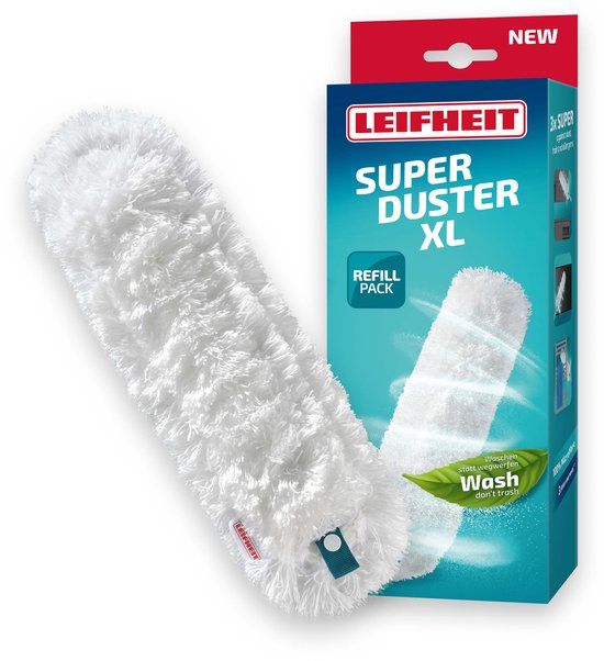 Leifheit Superduster XL navulling - microvezel - Wit