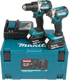 Makita DLX2189TJ Combiset - Accuboormachine & Slagschroevendraaier - 18V - Incl. 2x 5.0Ah Accu