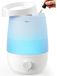 Humidificateur chambre - 2,5 L - 25 h - 28 dB - Éclairage d'ambiance