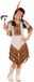 Widmann SRL Costume indien beige pour filles - Taille 140