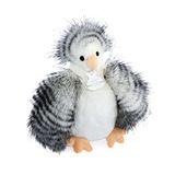 HISTOIRE D'OURS Les Champêtres Chics Witte en grijze pluche kip 20 cm