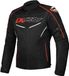 Ixon Flicker Textiele Motorjas - Zwart/Rood/Wit - Maat M