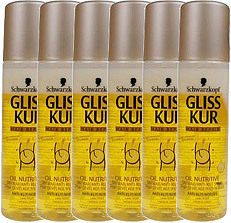 Gliss Kur Anti-Klit Spray Oil Voordeelverpakking 6x200ml