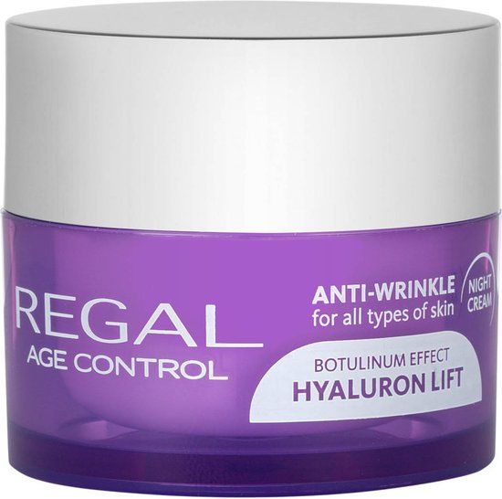 Regal Age Control Nachtcrème - Anti Rimpel - Botox Effect & Hyaluron Lifting - 45ML