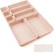 Ibenzoa® Organiseur de tiroirs set de 8 pièces pour utilisation dans la cuisine, la salle de bain et le bureau