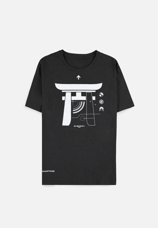 Difuzed Ghostwire Tokyo Heren Tshirt -L- Torri Zwart