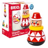 BRIO 30490 Clown à empiler magnétique | Jouet pour tout-petits à partir de 12 mois