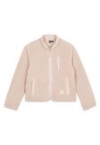 Volcom Fleece jas 'WUZER FUZZAR' sand