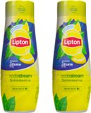 SodaStream Lipton thé glacé sirop, saveur citron, 440ml, 2 pièces