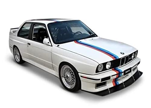 Burago - May Cheong Group-BBURAGO-1/24 BMW M3 1988, vanaf 3 jaar - 21100 W, 21100 W, wit