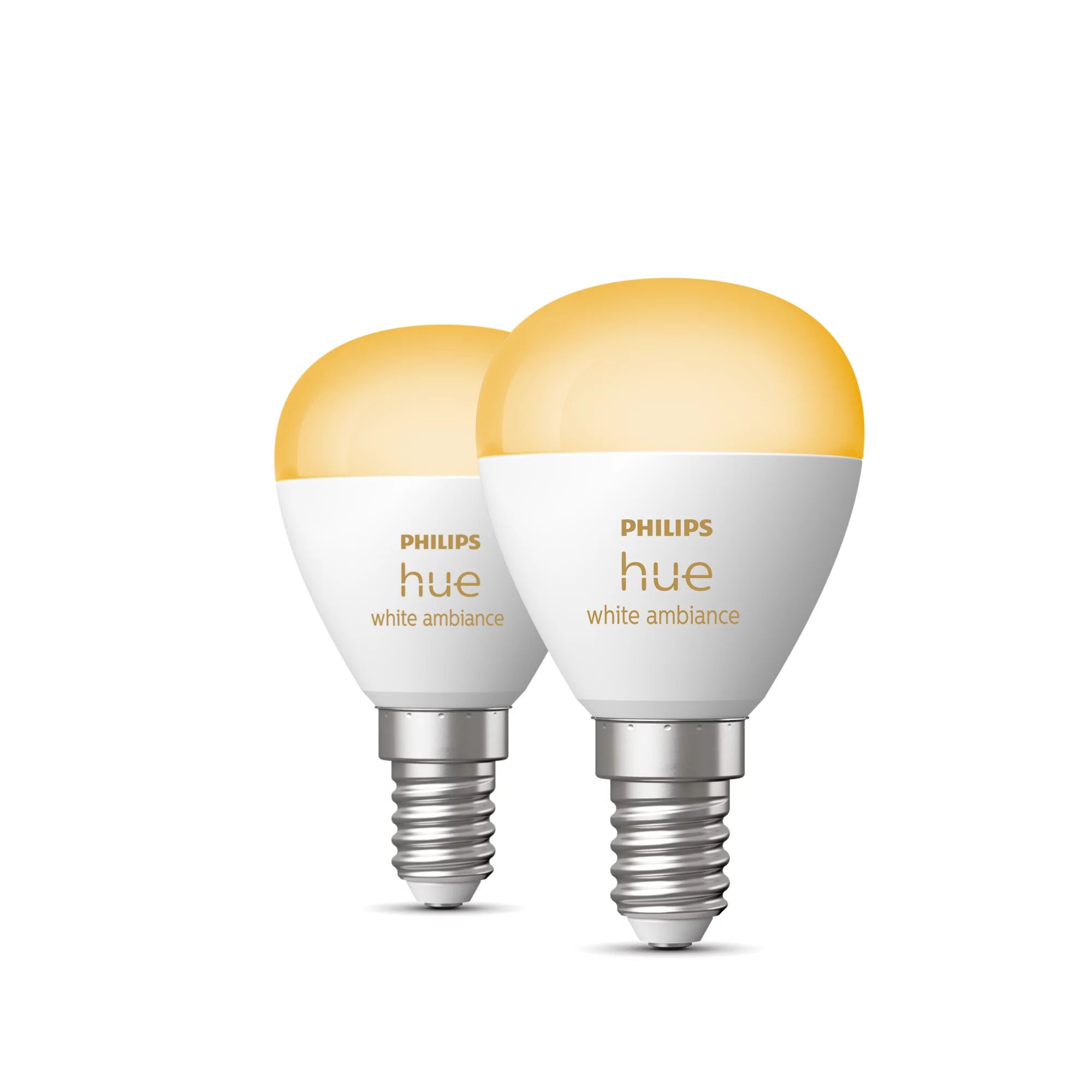 Philips Hue White Ambiance E14 LED Kogellamp - 2-pack