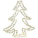 Arbre à LED plastique, métal pour l'extérieur