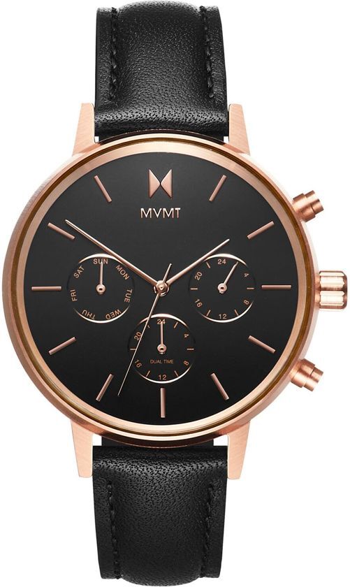 MVMT horloge D FC 01 RGBL Zwart