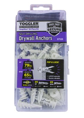 Toggler 96874000 100-delige Gipsplaatpluggen Set In Opbergbox