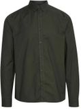 Solid DK Company A/S Shirt Solid Val Paars Katoen Lange Mouw Klassieke Kraag Herfst/Winter 2024