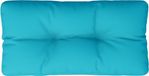 vidaXL Coussin de palette - 70x40x12 cm - Tissu - Turquoise