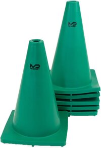MDsport - Flexibele pion - Set van 6 - Groen