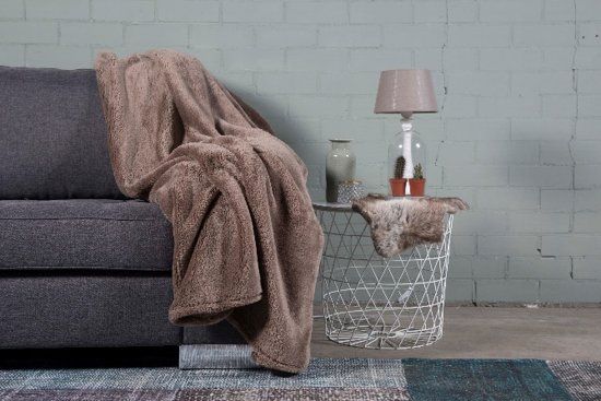 Nightlife Plaid - Taupe - 150x200 cm - Polyester