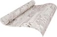 vidaXL Papier peint imitation pierre crème 10 x 0,53 m intissé
