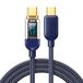 JOYROOM S-CC100A4 USB-kabel USB 3.2 Gen 1 (3.1 Gen 1) USB C 100W Blauw