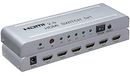 PremiumCord 4Kx2K @ 60Hz HDMI-switch 5: 1 metaal met afstandsbediening en voeding