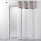 Gordijn met ogen, 140 x 240 cm, grijs