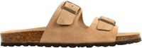 The Divine Factory Muiltjes 'Noga Mistral Edge Leder-Pantoletten' beige