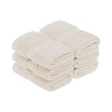 Home City, 100% katoen, gezichtshanddoekenset, crème - handdoek